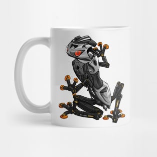 Kawasaki ZX6R Frog Grey Mug